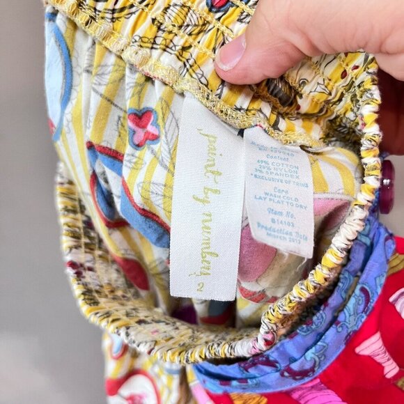 Matilda Jane Girls Paint By Numbers Vintage Cameo Bird Skirt w/‎ Pockets- 2T - Picture 6 of 6